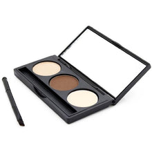 Eyebrow Powder Eye Brow Palette Cosmetic Makeup Shading Kit Brush Mirror Glitter,Shimmer,Matte,Natural Anne GS