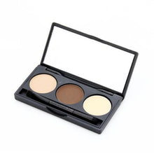 Eyebrow Powder Eye Brow Palette Cosmetic Makeup Shading Kit Brush Mirror Glitter,Shimmer,Matte,Natural Anne GS