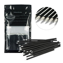 HUAMIANLI 100pcs Disposable Eyeliner Makeup Wand Applicator Cosmetics Brush Tools Easy convenient to use oval brushes Anne GS