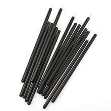 HUAMIANLI 100pcs Disposable Eyeliner Makeup Wand Applicator Cosmetics Brush Tools Easy convenient to use oval brushes Anne GS