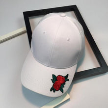 High Quality Baseball Cap Women  Cotton Adjustable Rose Embroidery Snapback Caps  Hip Hop Hat Female Bone Gorras #01 GS
