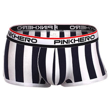 High Quality Mens Underwear Brand  Striped Cotton Men's Boxers Shorts Male Sexy Unerpants Roupa Interior Dos Homens GS