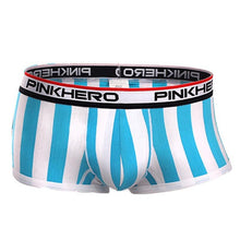 High Quality Mens Underwear Brand  Striped Cotton Men's Boxers Shorts Male Sexy Unerpants Roupa Interior Dos Homens GS
