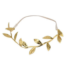Hot! Bronzing Leaves Women Headband Elastics For Women Hair Accessories Headband Gold Sliver #425 GS