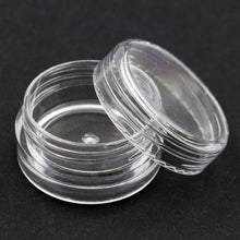 50Pcs Clear Plastic Empty Cosmetic Sample Containers Jars Pots Small 3g Perfect for sampling mineralized Anne GS