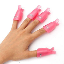 10PC Plastic Nail Art Soak Off Cap Clip UV Gel Polish Gel Nail Polish Remover Wrap Tool Anne GS