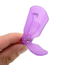 10PC Plastic Nail Art Soak Off Cap Clip UV Gel Polish Gel Nail Polish Remover Wrap Tool Anne GS