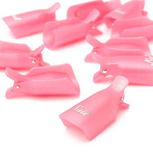 10PC Plastic Nail Art Soak Off Cap Clip UV Gel Polish Gel Nail Polish Remover Wrap Tool Anne GS