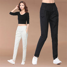 Hot  Women Solid Harem Pants Elastic Waist Solid Color Trousers  Summer Fashion Casual Single Pant Pantalon 31682 GS