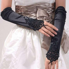 Hot Selling Women gloves For Gloves With Nice Beadings Elbow Length Gloves For Women Female Gloves GS