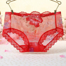 Hot Sexy Women's Lace Floral Print Underwear Women Panties Low Waist Briefs Lingerie Hot Ladies bragas mujer &28 GS