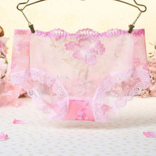 Hot Sexy Women's Lace Floral Print Underwear Women Panties Low Waist Briefs Lingerie Hot Ladies bragas mujer &28 GS