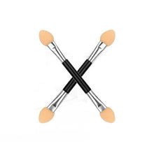 selling 12Pcs Makeup Double-end Eye Shadow Eyeliner Brush Sponge Applicator Tool  GS