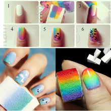 selling Nail Art Sponges Stamping Polish Template Transfer Manicure DIY Tool Sponge Plastics Material Anne GS