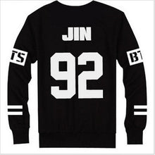 Kpop BTS Bangtan Boys JUNG KOOK JHOPE JIN JIMIN V SUGA Sweatshirt Suit Black Autumn long sleeve hoody Outerwears Clothing 70102 GS