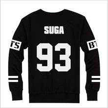 Kpop BTS Bangtan Boys JUNG KOOK JHOPE JIN JIMIN V SUGA Sweatshirt Suit Black Autumn long sleeve hoody Outerwears Clothing 70102 GS