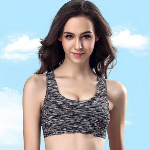 L/XL Women Fitness Bra Solid Fashion New   Push Up Wirefree Cropped Tops Workout Bra For Women Sujetador Deportivo #63 GS