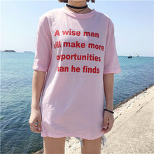 Letter Print t-shirt Plus Size  New Fashion Women Pink T shirts Casual Women Short Sleeve O-neck Tops 72677 GS