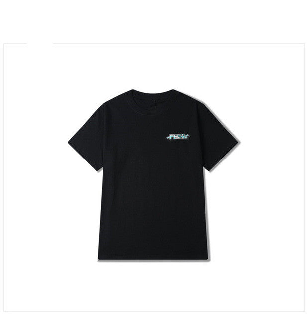 Loose Couple T-shirt  Summer Short Sleeves Clothes Seize The Day Letter T-shirts Casual Plus Size Top Tee 33036 GS