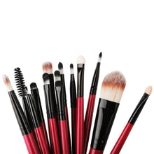MAANGE 15 pcs/Sets Eye Shadow Foundation Eyebrow Lip Brush Makeup Brushes Tool pinceis de maquiagem escova oval Anne GS