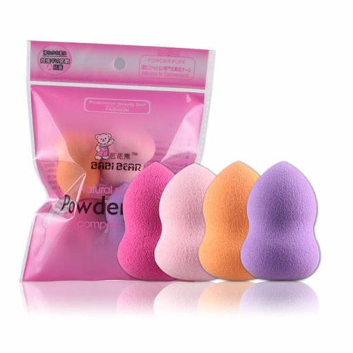 MAANGE 4pcs Pro Beauty Flawless Makeup Foundation Puff Multi Shape Sponges houppette Anne GS