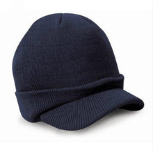 Men Cap   Warm Snapback Army Hat Warm Knitted Hat Mens Cadet Cap Bones Masculino chapeau homme GS
