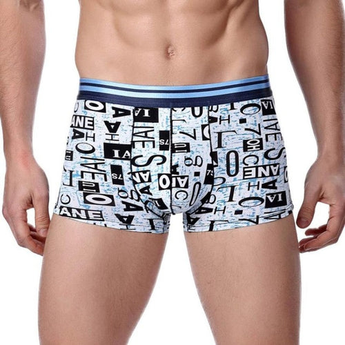 Men's underwear boxers shorts comfortable Spandex+Modal Men underwear Boxers Mens Underpantes Plus Size L-XXXL #23 GS
