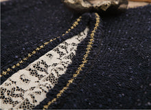 NEW Hot  Women Sweater Autumn Fashion O Neck Solid Knitwear lady Sequined Pullover Sweater bow Lace stitchingpaillette 4207 GS