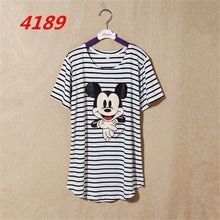 NEW Striped Printed Anchor owl lip women T-shirts short Sleeve t shirts Stretch Cotton tees tops 4185 GS