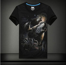 New  Men Print T-shirt Creative Personality 3D Animal Print Men T Shirt Short Sleeve Male Casual Tee Tops Plus Size 71182 GS