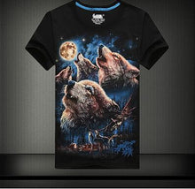 New  Men Print T-shirt Creative Personality 3D Animal Print Men T Shirt Short Sleeve Male Casual Tee Tops Plus Size 71182 GS