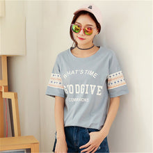 New  Fashion Childlike Cute Embroidery T Shirts Casual Short Sleeve T-shirts Female t shirt Women Tops Tee Plus Size 72643 GS