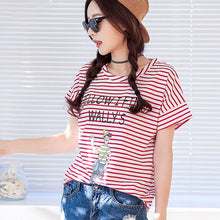 New  Fashion Childlike Cute Embroidery T Shirts Casual Short Sleeve T-shirts Female t shirt Women Tops Tee Plus Size 72643 GS