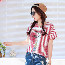 New  Fashion Childlike Cute Embroidery T Shirts Casual Short Sleeve T-shirts Female t shirt Women Tops Tee Plus Size 72643 GS