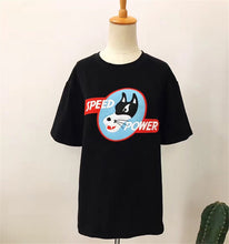 New  Fashion Korean Style Cute Letter Animal Embroidery T Shirts Short Sleeve T-shirts Plus Size Female Women Tops 72638 GS