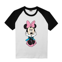 New  Fashion Short Sleeve T-shirts Plus Size Cute Mouse Print Tops S-XL Casual Female t shirts O-neck Women tshirts 72461 GS