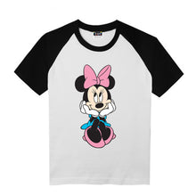 New  Fashion Short Sleeve T-shirts Plus Size Cute Mouse Print Tops S-XL Casual Female t shirts O-neck Women tshirts 72461 GS