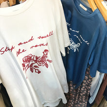 New  Fashion Short Sleeve T-shirts Plus Size Letter Rose Print Tops Casual Female t shirts O-neck Women tshirts 72542 GS