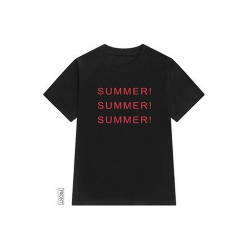 New  Fashion Women T shirts Letter SUMMER Print t-shirt Casual Short Sleeve Female tops 72488 GS