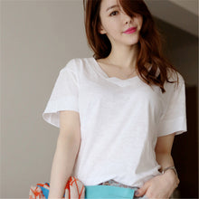 New  Women T shirts Fashion T-shirt Woman V-neck Short Sleeve Angel wings Diamond Bling Female Tops Plus Size t shirt 72538 GS