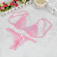 New Arrival 1set Women Lady Sexy Lingerie Lace Underwear Sleepwear G-string Lingerie 4colors ## GS