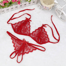 New Arrival 1set Women Lady Sexy Lingerie Lace Underwear Sleepwear G-string Lingerie 4colors ## GS