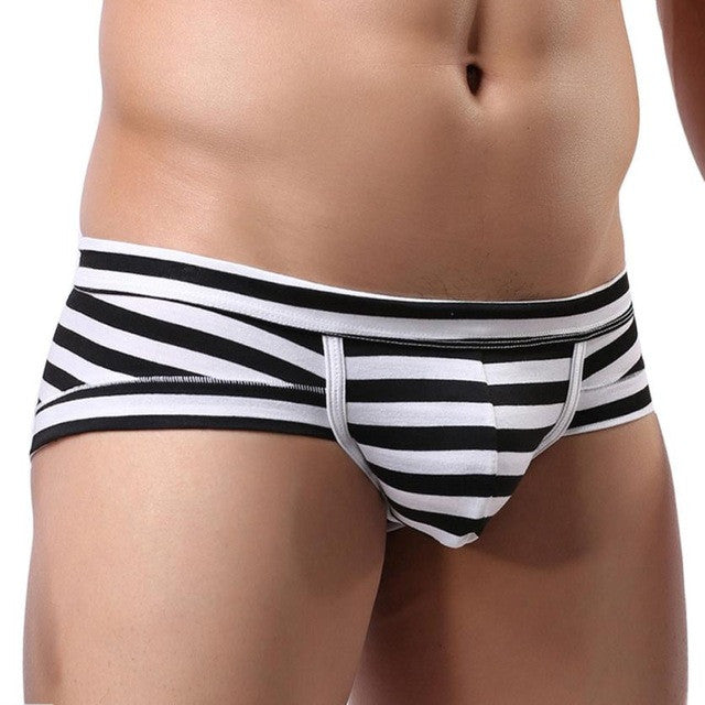 New Arrival Men Briefs Cotton U Convex Pouch Design Low Waist Panties For Men Male Briefs Underwear Homme Underpanties GS