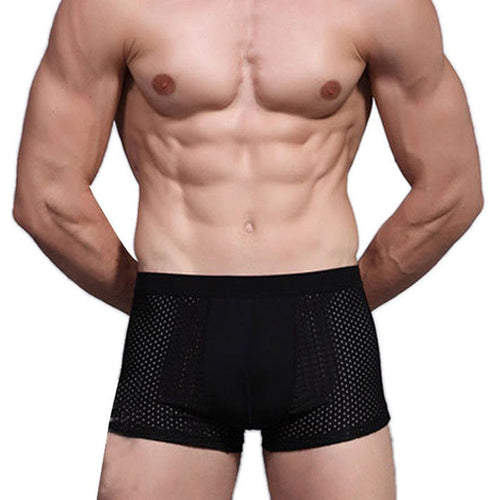 New Arrival Men's Boxers Comfortable Shorts Men Bamboo Fiber Underwear Sexy Plus Size XL XXL XXXL Underpants Male Panties GS
