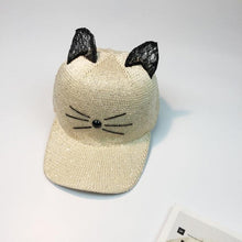 New Arrival Women Cat Ear Pattern Sequin Baseball Cap Women Men Snapback Caps Hip Hop Hats For Women    #23 GS