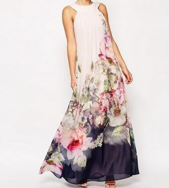 New Arrivel  Summer Sleeveless Women Dress Women's Printed Dresses Broken Beautiful Dress Party Dress 71159 GS