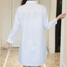 New Fashion  Korean Style Embroidery Bird Shirt Women Blouses Woman Loose Tops Full Sleeve Long Blusas 72597 GS