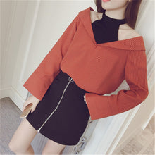 New Fashion  Summer Hanging neck Hollow Out Shirt Women Striped Blouses Sexy Woman Tops Full Sleeve Blusas 72594 GS
