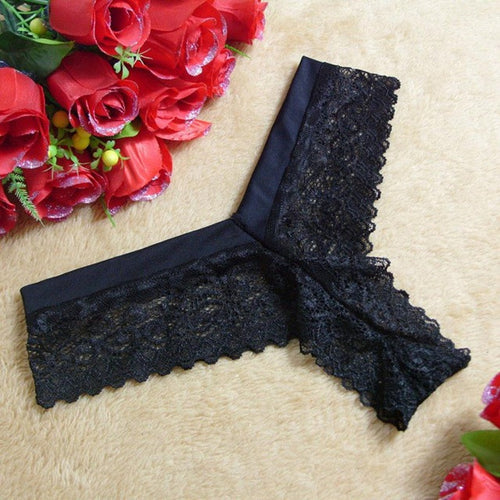 New Fashion Women Lace lace thong 7Colors Low Waist One Size V-string Briefs Panties Thongs G-string Lingerie Women Underwear GS