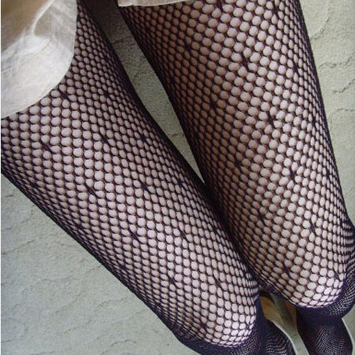 New Fashion Women Sexy Fishnet Pantyhose Tights Black White Spandex Mesh Fishnet Tights High Quality compression tights #15 GS